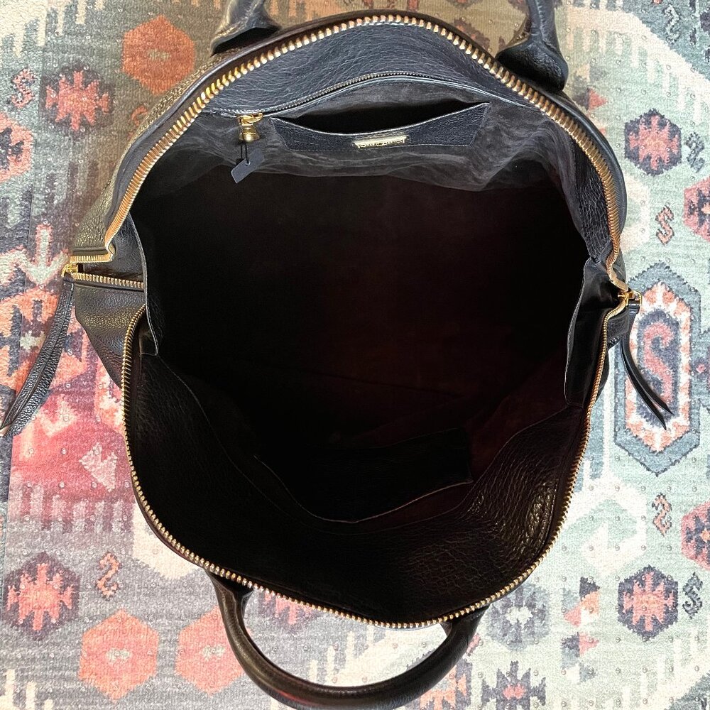 NWOT Miu Miu XL Leather Tote / Carry All Dome Bag - Picture 7 of 15